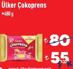 ÜLKER ÇOKOPRENS 480 G ÜLKER ÇOKOPRENS 480 G